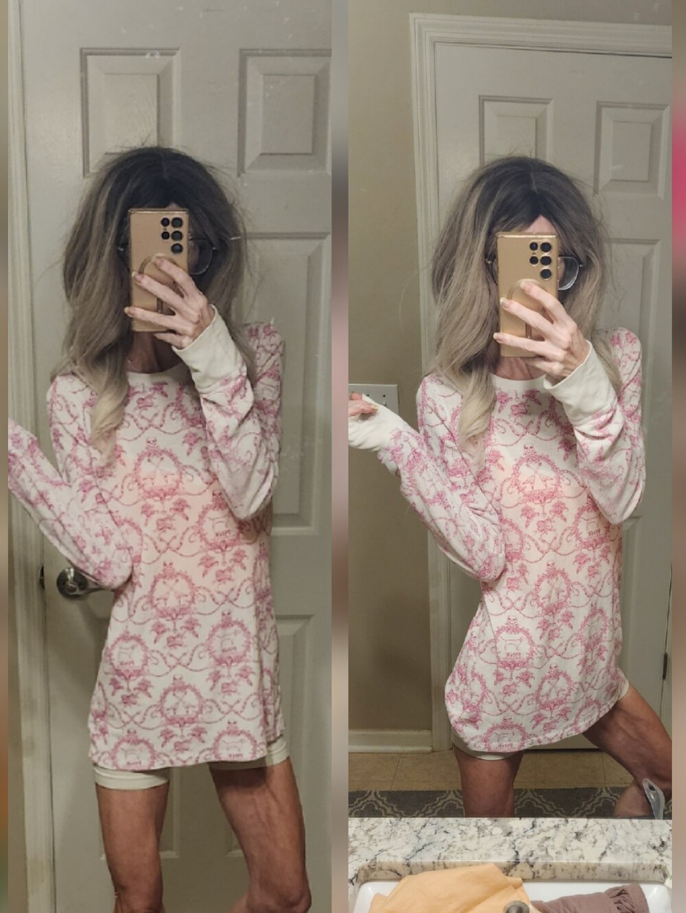 Rare Y2K Vintage Victoria's Secret Pink Lone Sleeve Thermal